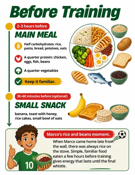Eat Like Marco: Before Training