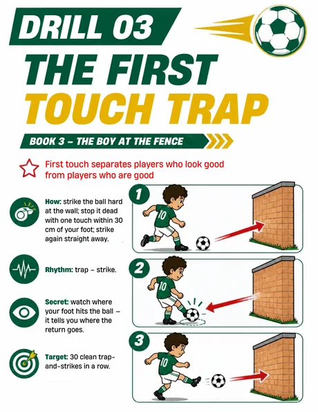 Train Like Marco: Drill 03, The First Touch Trap